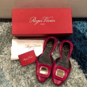 Roger Vivier Ballerine Chips Covered Buckle